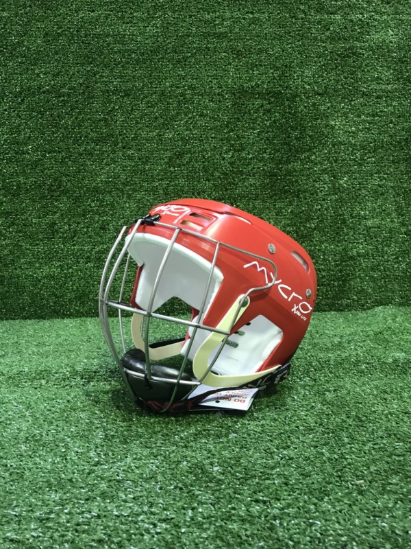 Hurling Helmet Mycro Plain Red Solid