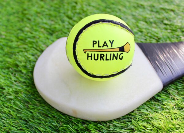 Championship Yellow Sliotars Size 5 Play Hurling logo
