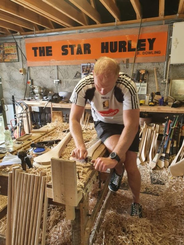 The Star Hurleys being made Dowling Kilkenny Ireland